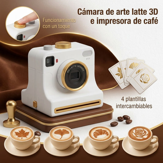 Decorador de café con 4 plantillas | Arte latte en un toque